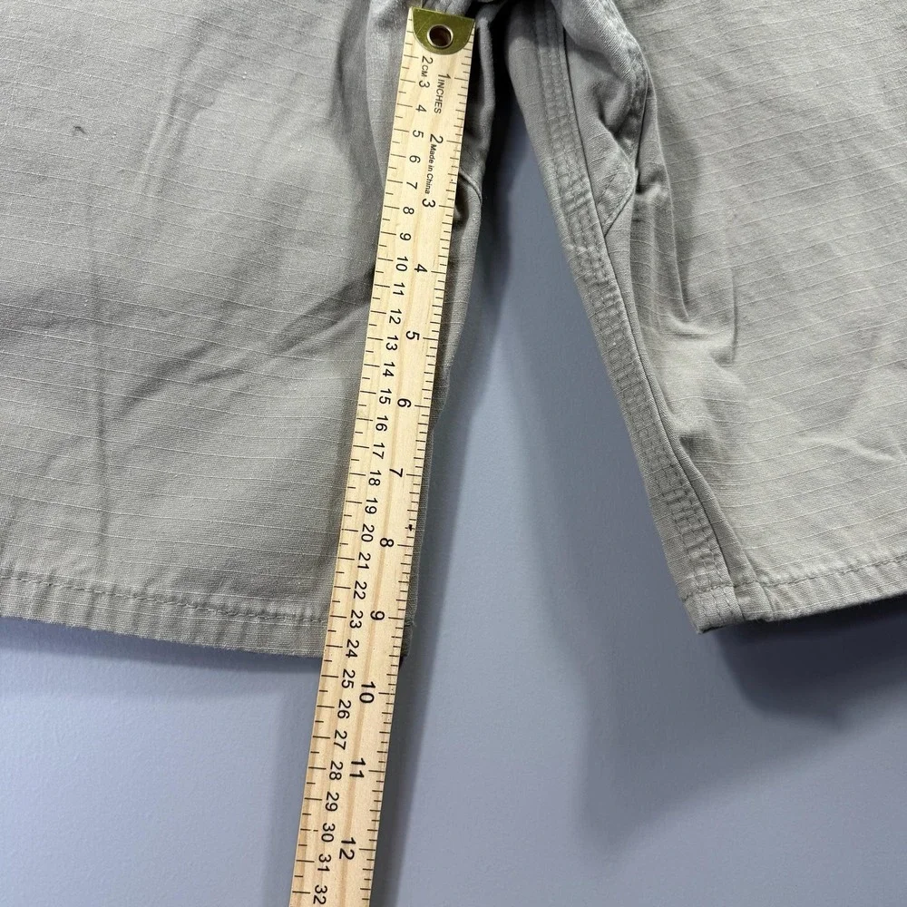 Carhartt Cargo Shorts Mens 38 Beige Canvas Workwear Relaxed Fit Utility Pockets